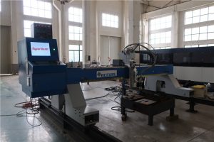 الحديد / الفولاذ المقاوم للصدأ قطع البلازما لهب قطع معدات مخصصة التحكم cnc